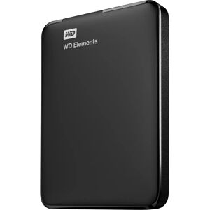 Western Digital Elements Bærbar Ekstern Harddisk 2TB Sort - Ekstern harddisk Western Digital Elements Bærbar Ekstern Harddisk 2TB Sort - Ekstern harddisk