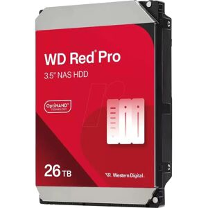 Western Digital WD Red Pro 26TB 3.5" SATA HDD - NAS Storage Western Digital WD Red Pro 26TB 3.5" SATA HDD - NAS Storage