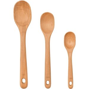 OXO Good Grips Wooden Spoon Set - 3-piece Brown Kitchen Utensils OXO Good Grips Wooden Spoon Set - 3-piece Brown Kitchen Utensils