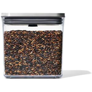 OXO Stainless Steel 1.6L Food Storage Container - Airtight, Space-saving OXO Stainless Steel 1.6L Food Storage Container - Airtight, Space-saving