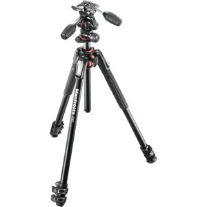 Manfrotto MK190XPRO3-3W Aluminum Tripod - 3-Way Head - Max 173cm - Black Manfrotto MK190XPRO3-3W Aluminum Tripod - 3-Way Head - Max 173cm - Black