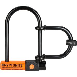 Kryptonite Messenger Mini & U-Lock Extender - Sort/orange Cykellås Kryptonite Messenger Mini & U-Lock Extender - Sort/orange Cykellås