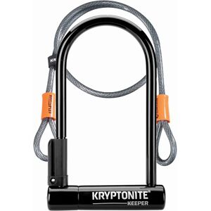 Kryptonite Keeper 12 Standard U-Lock - U-Lock, Noir, 12mm, Câble de 4 pieds - Publicité Kryptonite Keeper 12 Standard U-Lock - U-Lock, Noir, 12mm, Câble de 4 pieds - Publicité