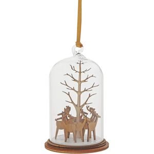 Kloche Millbrook Santa Reindeer Christmas Hanging Ornament - Christmas Ornament Kloche Millbrook Santa Reindeer Christmas Hanging Ornament - Christmas Ornament
