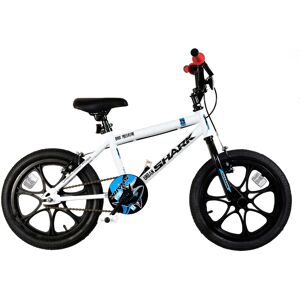 XN Urban Shark 16In Kids BMX Bike - White/Black - Kids BMX Bike XN Urban Shark 16In Kids BMX Bike - White/Black - Kids BMX Bike