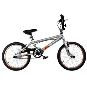 XN Brand 44 Model 20-inch Freestyle BMX Bike - Metallic Grey/Orange - BMX Bike XN Brand 44 Model 20-inch Freestyle BMX Bike - Metallic Grey/Orange - BMX Bike