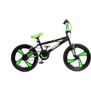 Xn-5-20 Black/Green BMX Bike - 20in Mag Wheel Freestyle BMX Xn-5-20 Black/Green BMX Bike - 20in Mag Wheel Freestyle BMX
