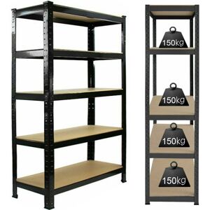 YouseaHome - 5 Tier Shelving Unit - 180x90x40cm YouseaHome - 5 Tier Shelving Unit - 180x90x40cm