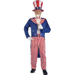 Bristol Novelty Uncle Sam Adult Costume - Blue/Red/White Bristol Novelty Uncle Sam Adult Costume - Blue/Red/White