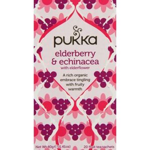Pukka Herbs - Elderberry & Echinacea with Elderflower - Tea Pukka Herbs - Elderberry & Echinacea with Elderflower - Tea