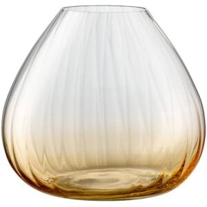 Galway Crystal Erne Rose Bowl - Yellow Amber - Rose Bowl Galway Crystal Erne Rose Bowl - Yellow Amber - Rose Bowl
