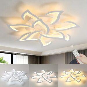 GOECO Modern LED Ceiling Light with Remote - 84W Petal Design GOECO Modern LED Ceiling Light with Remote - 84W Petal Design
