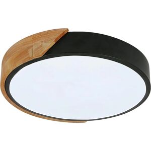 COMELY Wooden Round LED Ceiling Light - 24W - 2400LM - Cool White 6500K - Macaron Style - Room, Kitchen, Balcony COMELY Wooden Round LED Ceiling Light - 24W - 2400LM - Cool White 6500K - Macaron Style - Room, Kitchen, Balcony