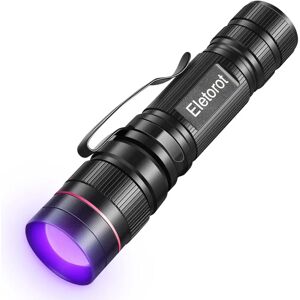 Eletorot UV Torch - 395nm Lights - 3 Modes - Black Eletorot UV Torch - 395nm Lights - 3 Modes - Black