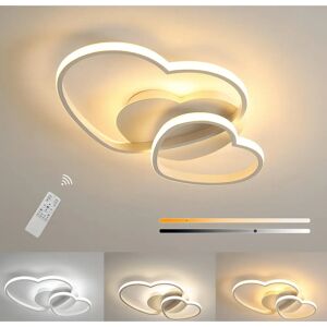 GOECO Heart-shaped LED Ceiling Light - Dimmable, 40W, Adjustable 3000-6500K GOECO Heart-shaped LED Ceiling Light - Dimmable, 40W, Adjustable 3000-6500K