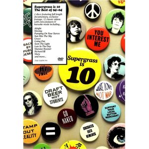 Supergrass Supergrass jest 10 - Najlepsze z 94 - 04 DVD - Region 2 Supergrass Supergrass jest 10 - Najlepsze z 94 - 04 DVD - Region 2