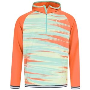 Head Topspin Hoodie - pastellgrön/tryckvision orange - Tröja Head Topspin Hoodie - pastellgrön/tryckvision orange - Tröja