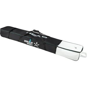 Head Rebels Double Skibag 203 cm - Ski Bag, Black/White/Speed Blue Head Rebels Double Skibag 203 cm - Ski Bag, Black/White/Speed Blue