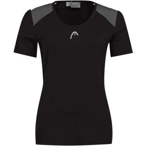 HEAD Womens Club Tech T-Shirt Short Sleeve Sports Training Fitness Gym Tee Top Black - T-Shirt HEAD Womens Club Tech T-Shirt Short Sleeve Sports Training Fitness Gym Tee Top Black - T-Shirt