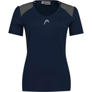 HEAD Womens Club Tech T-Shirt - Short Sleeve Sports Training Fitness Gym Tee Top Dark Blue HEAD Womens Club Tech T-Shirt - Short Sleeve Sports Training Fitness Gym Tee Top Dark Blue
