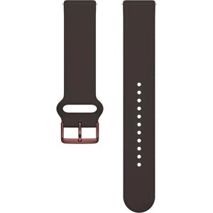 Bracelet en silicone Polar 20mm Marron S-L Bracelet en silicone Polar 20mm Marron S-L