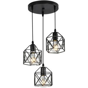 GOECO Vintage Retro Ceiling Lamp - Adjustable Height E27 for Kitchen, Dining, Hall GOECO Vintage Retro Ceiling Lamp - Adjustable Height E27 for Kitchen, Dining, Hall