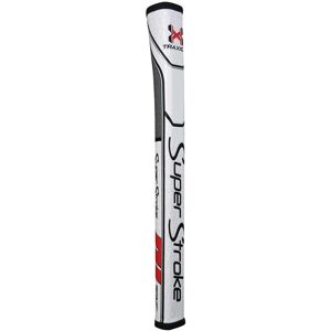 SuperStroke Traxion Pistol GT Tour - Golf Putter Grip - White/Red/Grey SuperStroke Traxion Pistol GT Tour - Golf Putter Grip - White/Red/Grey