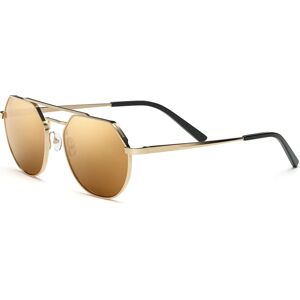 Serengeti Licht Goud Aviator Zonnebril - Unisex Serengeti Licht Goud Aviator Zonnebril - Unisex