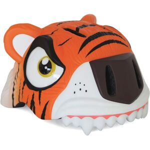 Crazy Safety Kinder Fahrradhelm - Verstellbar, LED Licht - Orange Tiger Crazy Safety Kinder Fahrradhelm - Verstellbar, LED Licht - Orange Tiger