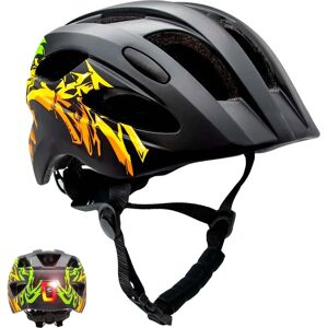 Crazy Safety Kinder Fahrradhelm - Schwarz Graffiti - 54-58cm - EN1078 Crazy Safety Kinder Fahrradhelm - Schwarz Graffiti - 54-58cm - EN1078