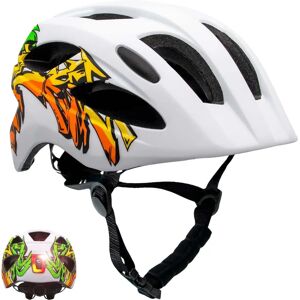 Crazy Safety Gelber/Weißer Fahrradhelm - EN 1078 Zertifiziert Crazy Safety Gelber/Weißer Fahrradhelm - EN 1078 Zertifiziert