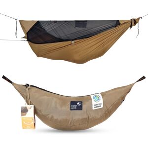 Ticket To The Moon Pro Hammock 2024 - Brown - Lightweight, Insect Net, 180kg Ticket To The Moon Pro Hammock 2024 - Brown - Lightweight, Insect Net, 180kg