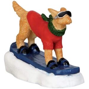 Lemax Snowboarding Hond - Speelgoed Lemax Snowboarding Hond - Speelgoed