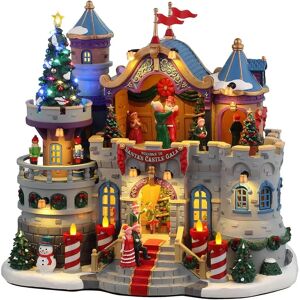 Lemax Santa's Castle Gala - Geanimeerd Kerstdorp met Adapter Lemax Santa's Castle Gala - Geanimeerd Kerstdorp met Adapter