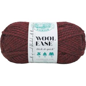 Lion Brand Yarn 640-143 Claret Super Bulky Wol-Ease - Garen Lion Brand Yarn 640-143 Claret Super Bulky Wol-Ease - Garen