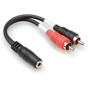 Kabel audio Hosa Technology 3,5mm TRSF na RCA - Czarny, Czerwony Kabel audio Hosa Technology 3,5mm TRSF na RCA - Czarny, Czerwony