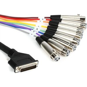 Hosa DTF-807 Multicore Kabel 8-fach XLR-F zu DB25 - Audiokabel Hosa DTF-807 Multicore Kabel 8-fach XLR-F zu DB25 - Audiokabel