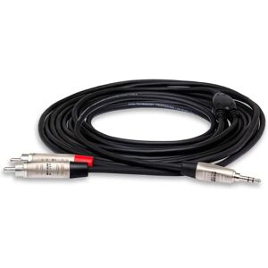 Hosa Hmr-010Y - Câble audio 3,5mm TRS - 2 x RCA - 3m - Publicité Hosa Hmr-010Y - Câble audio 3,5mm TRS - 2 x RCA - 3m - Publicité