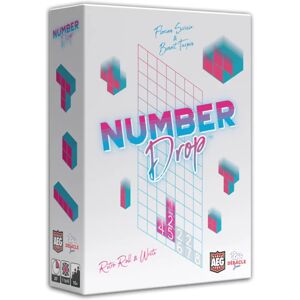 Alderac Entertainment Group Number Drop - Retro Roll & Write Board Game - Strategy Game for Tabletop Alderac Entertainment Group Number Drop - Retro Roll & Write Board Game - Strategy Game for Tabletop