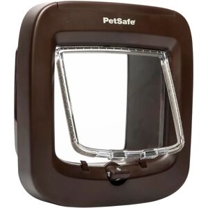 PetSafe Braune Microchip Katzenklappe - Einfach zu installieren & 4-Wege Verriegelung PetSafe Braune Microchip Katzenklappe - Einfach zu installieren & 4-Wege Verriegelung