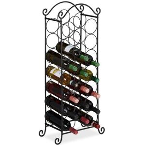 B2X Estante de vino metálico grande - 21 botellas B2X Estante de vino metálico grande - 21 botellas