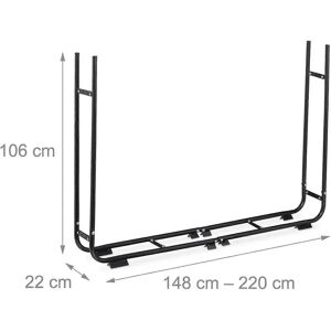 B2X Soporte para leña - Ajustable, Interior/Exterior, Compacto B2X Soporte para leña - Ajustable, Interior/Exterior, Compacto