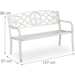 B2X Banco de jardín - Metal - Capacidad para 2 - Banco de jardín B2X Banco de jardín - Metal - Capacidad para 2 - Banco de jardín