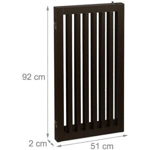 B2X Puerta de seguridad marrón - ajustable, para niños y mascotas B2X Puerta de seguridad marrón - ajustable, para niños y mascotas