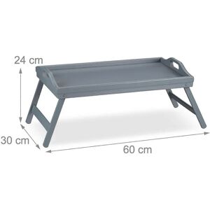 B2X Bandeja de cama gris - set de 2 B2X Bandeja de cama gris - set de 2