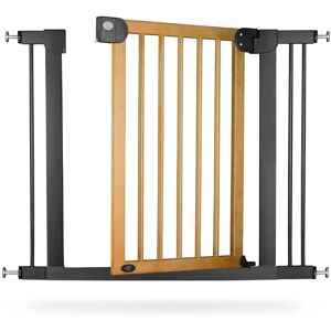 Puerta de Seguridad Nukido Negra - Barrera ajustable, Madera y Acero Puerta de Seguridad Nukido Negra - Barrera ajustable, Madera y Acero