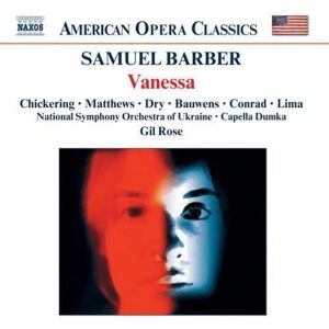 Naxos Vanessa Samuel Barber 2-Disc Opera - Music CD Naxos Vanessa Samuel Barber 2-Disc Opera - Music CD