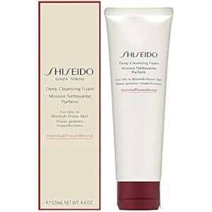 Shiseido Deep Cleansing Foam Heliotrop - Facial Cleansing Foam for Oily & Blemish-Prone Skin Shiseido Deep Cleansing Foam Heliotrop - Facial Cleansing Foam for Oily & Blemish-Prone Skin