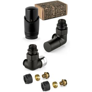 Kit de Válvula de Radiador de Latón con Control Termostático - Kit de Válvula Kit de Válvula de Radiador de Latón con Control Termostático - Kit de Válvula
