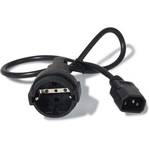 APC AP9880 Stromkabel - 0,6 m - C14 Kupplung - Schwarz - Stromart APC AP9880 Stromkabel - 0,6 m - C14 Kupplung - Schwarz - Stromart